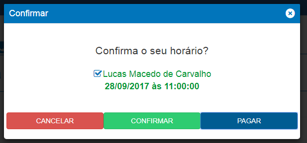 Auto-agendamento online resumo